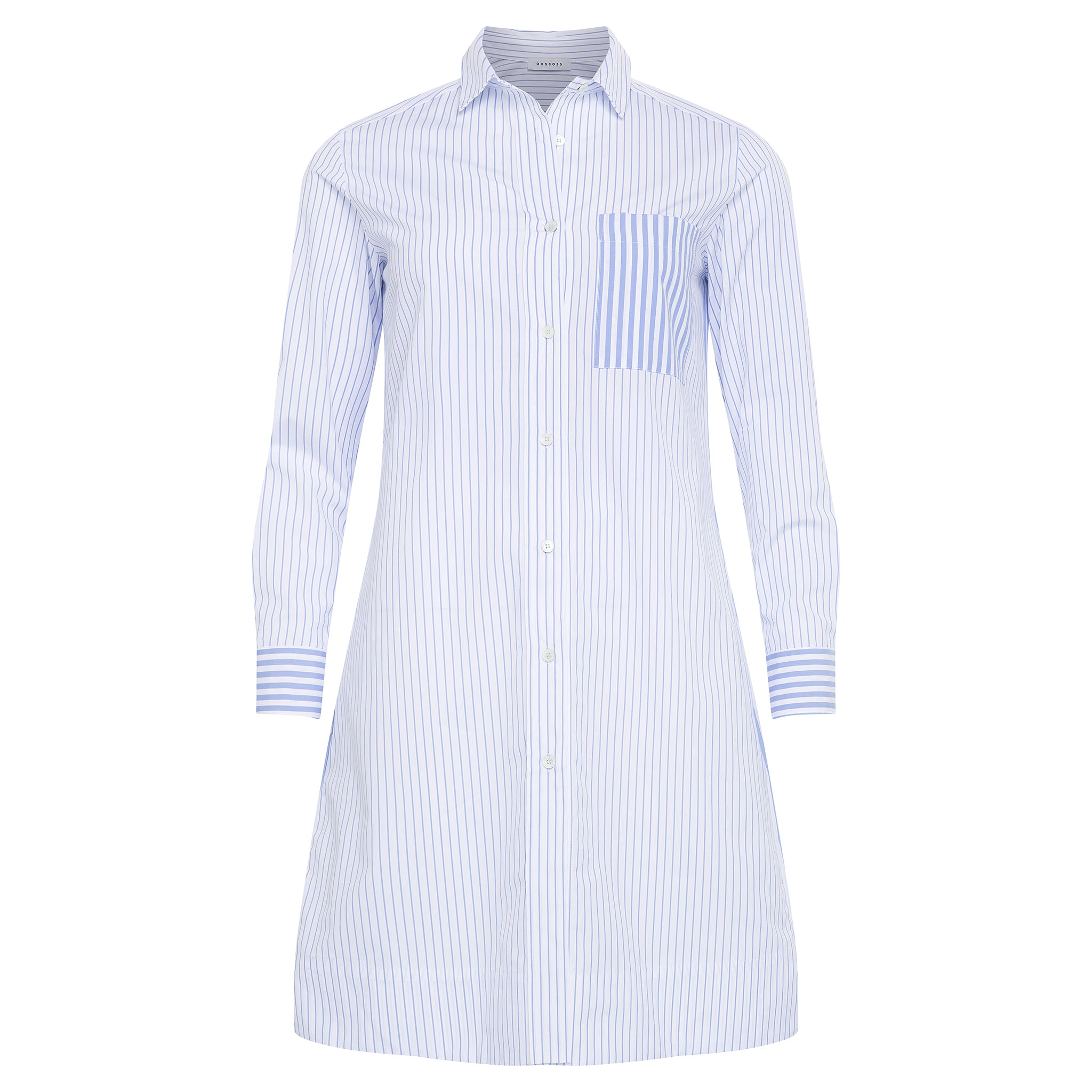 STRIPE SHIRT DRESS