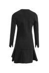 Edward Chic Black Tweed Coat Dress Timeless Martha's Vineyard 