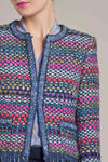 Maison Common Signature Multicolor Tweed Jacket Timeless Martha's Vineyard 