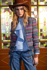 Maison Common Signature Multicolor Tweed Jacket Timeless Martha's Vineyard 