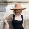 Bilbao Straw Hat - Leopard Trim