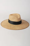 Dilara Latrous Bilbao Straw Hat Black Silk Band Timeless Martha's Vineyard