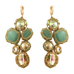 Boks & Baum Sea Foam Blue Bulle Drop Gemstone Earrings