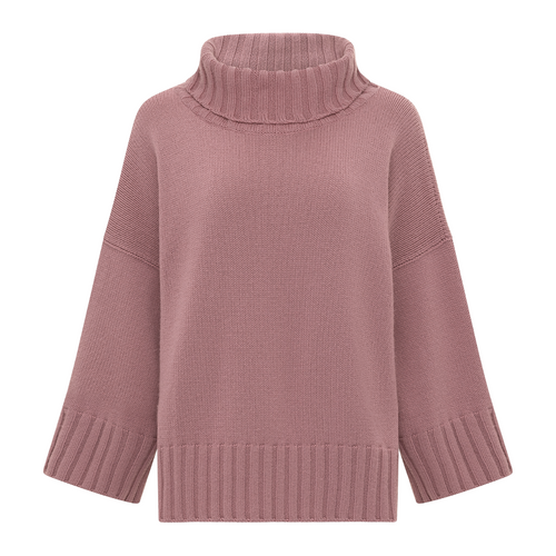 La Fée Parisienne Burnt Rose Cashmere Sweater Timeless Martha's Vineyard 