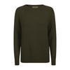 Purotatto Cashmere Crewneck Sweater - Olive Timeless Martha's Vineyard 