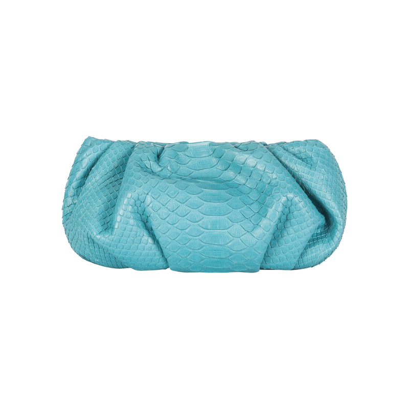 Biagini Turquoise Mini Python Crossbody Clutch Timeless Martha's Vineyard 