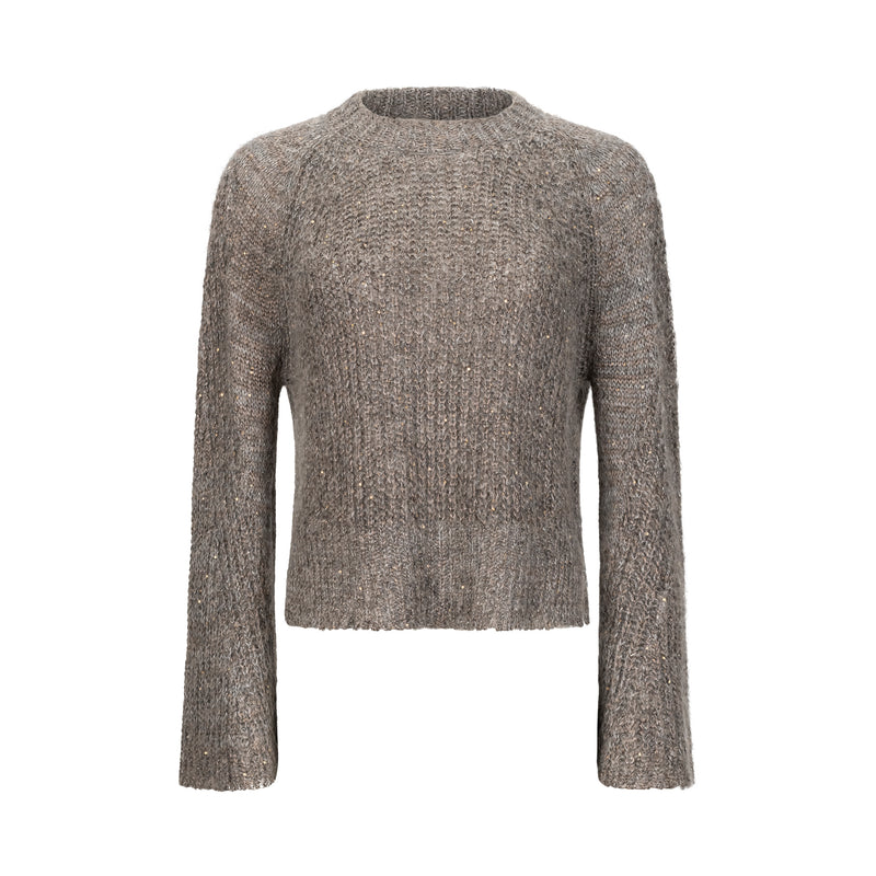 D. Exterior Metallic Sweater - Felpa Timeless Martha's Vineyard