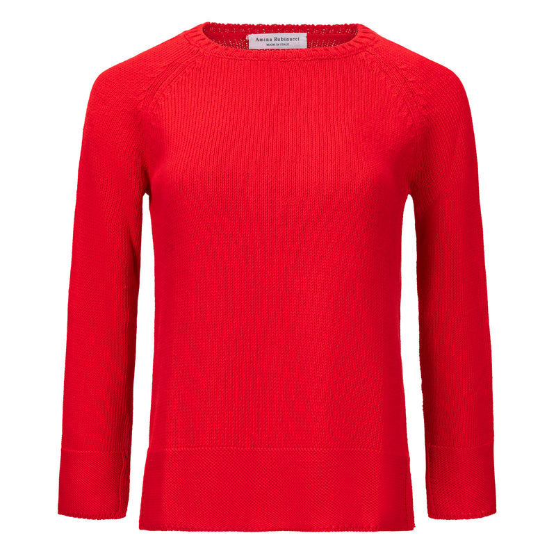 Alvin 3 Season Sweater - Cherry Red