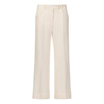 Margareth & Moi Couture Ivory Wide Leg Silk Pant Timeless Martha's Vineyard 