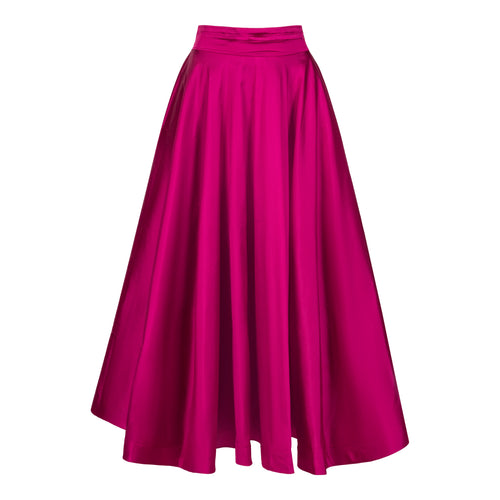 And Tate Irish Designer Plum Taffeta Coco Skirt Timeless Martha's Vineyard 