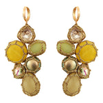 Boks & Baum Citrine Bulle Drop Gemstone Earrings Timeless Martha's Vineyard 