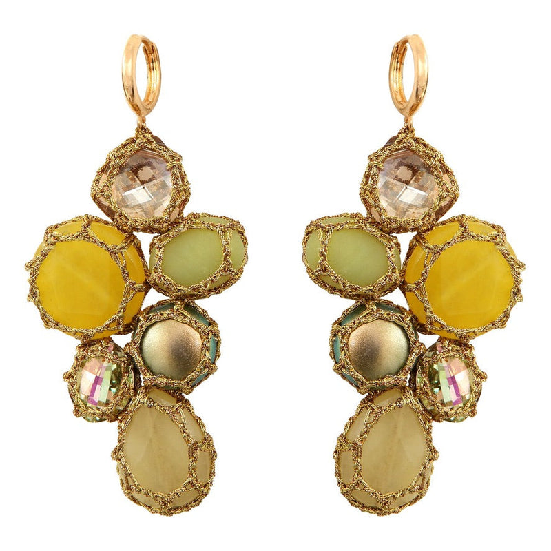 Boks & Baum Citrine Bulle Drop Gemstone Earrings Timeless Martha's Vineyard 