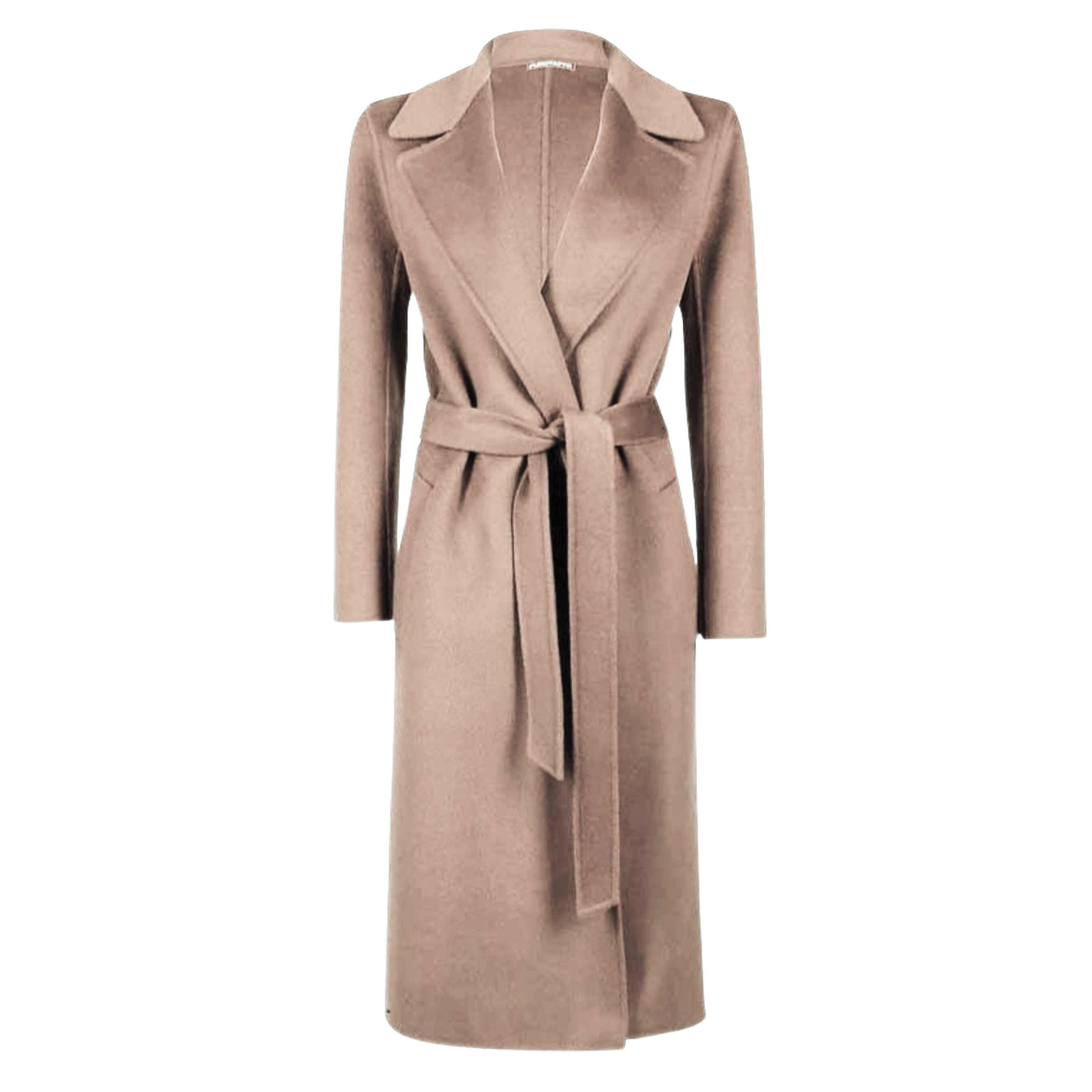 Martha\'s Vineyard and Timeless Cashmere Coat Belted Purotatto Wool