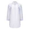 Purotatto Long Cotton Striped Shirt Timeless Martha's Vineyard