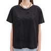 Meimeij Flower Tee - Black Timeless Martha's Vineyard