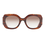 Emmanuelle Khanh Bronze Tortoise Round Acetate Sunglasses Timeless Martha's Vineyard 