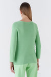 Amina Rubinacci Ecru Monello Raglan Cotton Sweater  Timeless Martha's Vineyard 