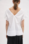 Meimeij V Neck Top - White Timeless Martha's Vineyard