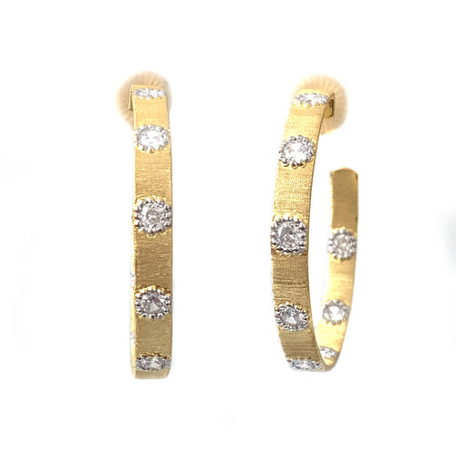 Medium Hoop Earrings - Gold Timeless Martha's Vineyard